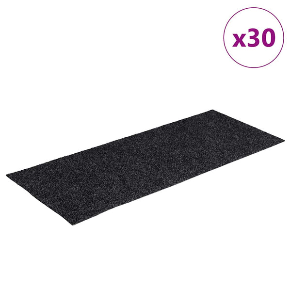 Selbstklebende Stufenmatten Dunkelgrau 60x25cm, 30 Stk.