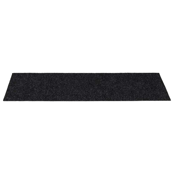 Selbstklebende Stufenmatten, 30 Stk, 60x25 cm, Schwarz