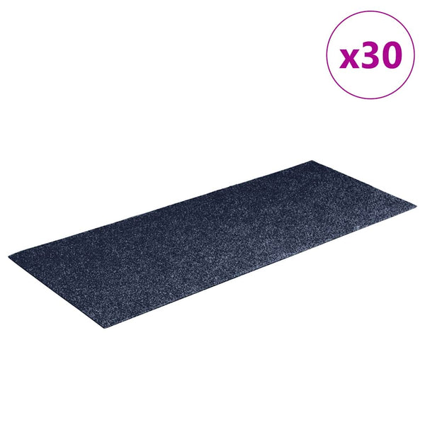 Selbstklebende Stufenmatten Grau Blau 60x25 cm, 30 Stk.