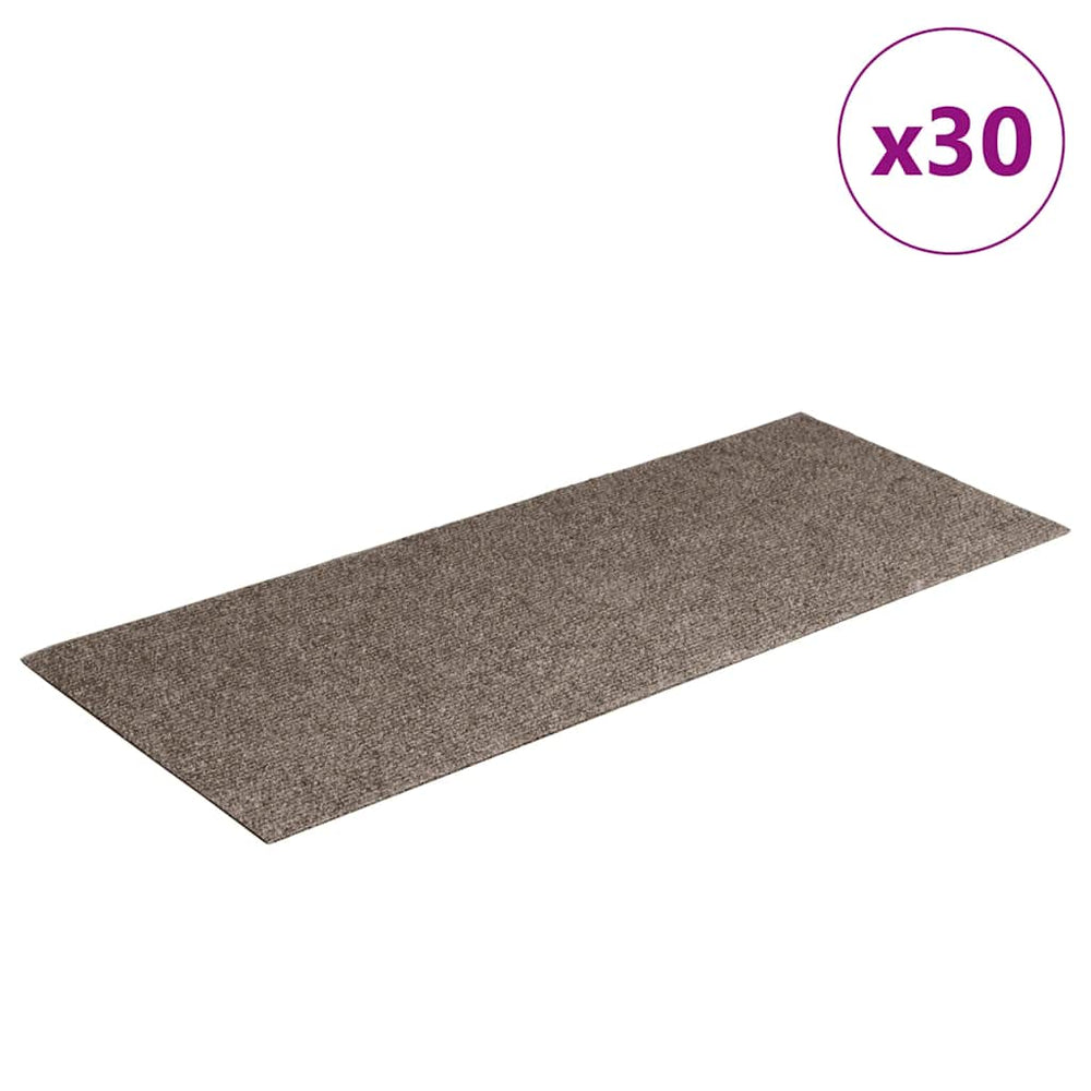 Selbstklebende Stufenmatten Beige 60x25 cm, 30 Stk.