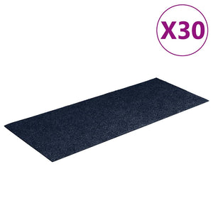 Stufenmatten Selbstklebend Marineblau 60x25 cm, 30er Set