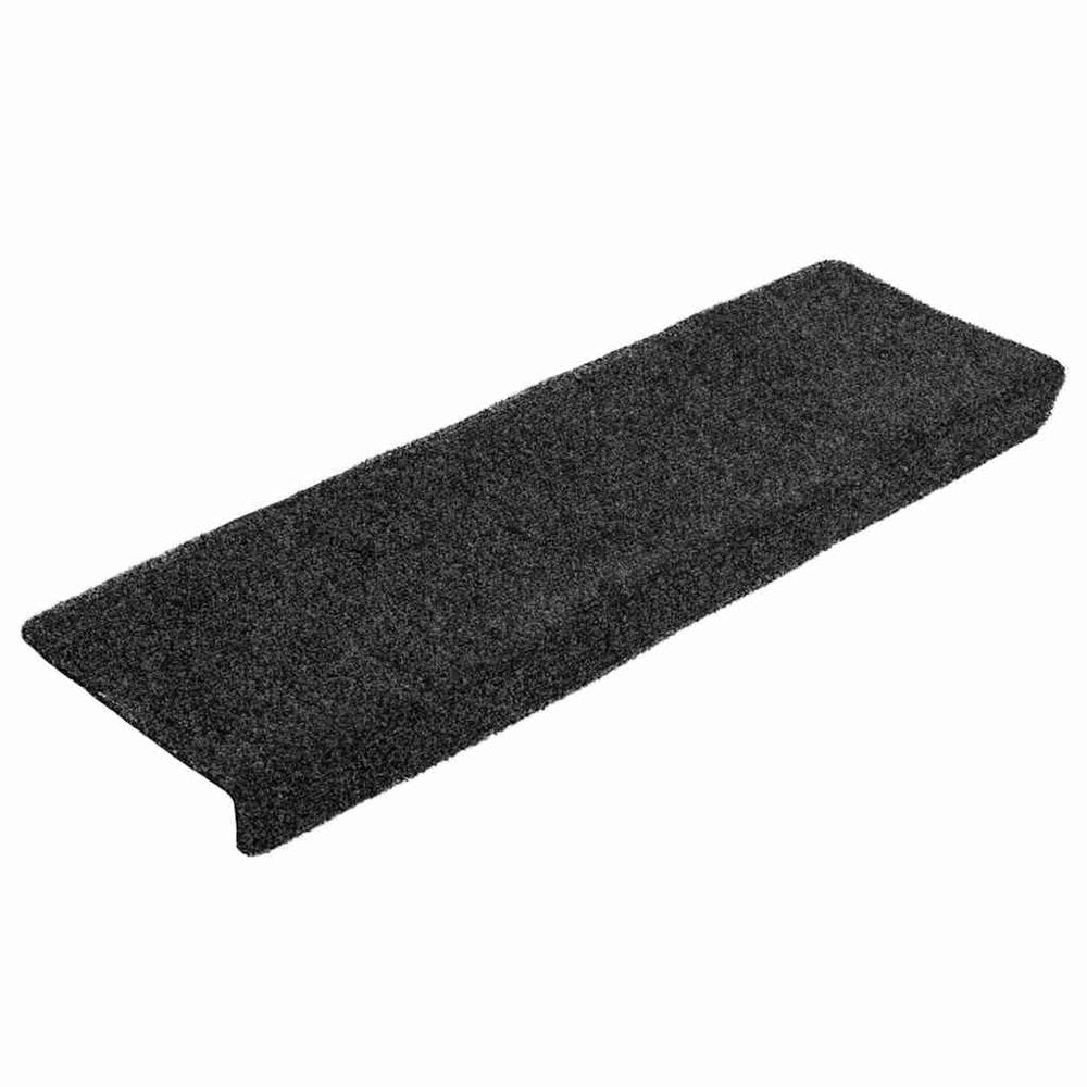 Selbstklebende Stufenmatten, 20 Stk, Schwarz