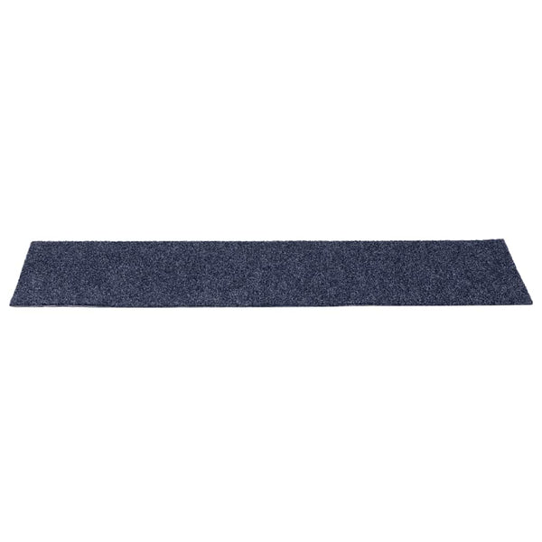 Selbstklebende Stufenmatten Grau Blau 76x20cm, 30 Stk.