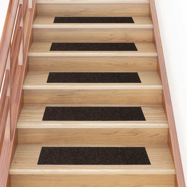 Selbstklebende Stufenmatten Dunkelbraun 76x20 cm, 30 Stk.