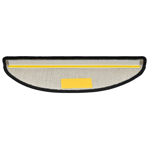Anthrazit Stufenmatten Halbrund 56x17x3 cm, 30er Set