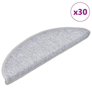 Hellgraue Stufenmatten Halbrund 30 Stk. 56x17x3 cm