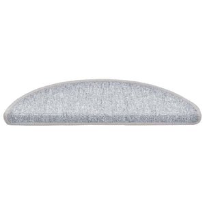 Hellgraue Stufenmatten Halbrund 30 Stk. 56x17x3 cm
