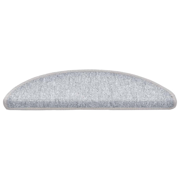 Hellgraue Stufenmatten Halbrund 30 Stk. 56x17x3 cm