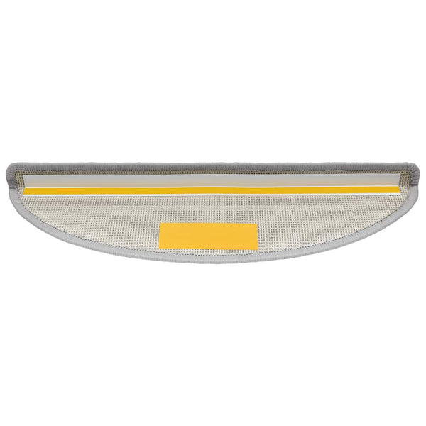 Hellgraue Stufenmatten Halbrund 30 Stk. 56x17x3 cm