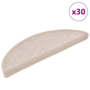Stufenmatten Halbrund Taupe 56x17 cm, 30er Set