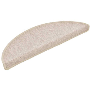 Stufenmatten Halbrund Taupe 56x17 cm, 30er Set
