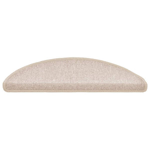 Stufenmatten Halbrund Taupe 56x17 cm, 30er Set