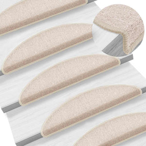 Stufenmatten Halbrund Taupe 56x17 cm, 30er Set