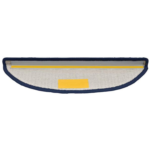 Blaue Stufenmatten Halbrund 56x17 cm, 30er Set