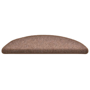 Stufenmatten Halbrund Braun 56x17 cm, 30er Set