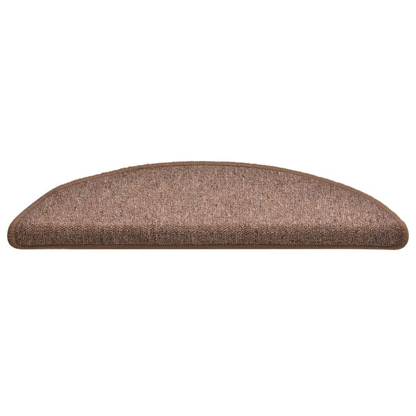 Stufenmatten Halbrund Braun 56x17 cm, 30er Set