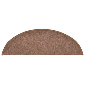 Stufenmatten Halbrund Braun 56x17 cm, 30er Set