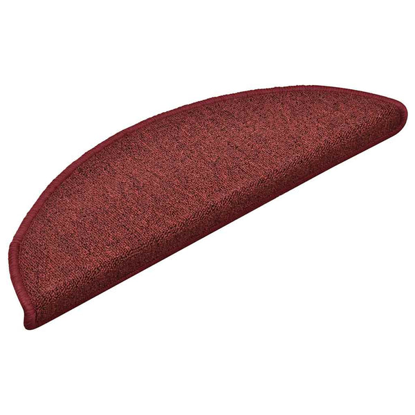 Bordeaux Stufenmatten Halbrund 56x17 cm, 30er Set