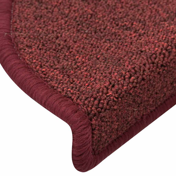 Bordeaux Stufenmatten Halbrund 56x17 cm, 30er Set