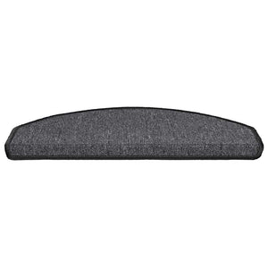 Treppenmatten Halbrund Anthrazit 65x24 cm 30er Set