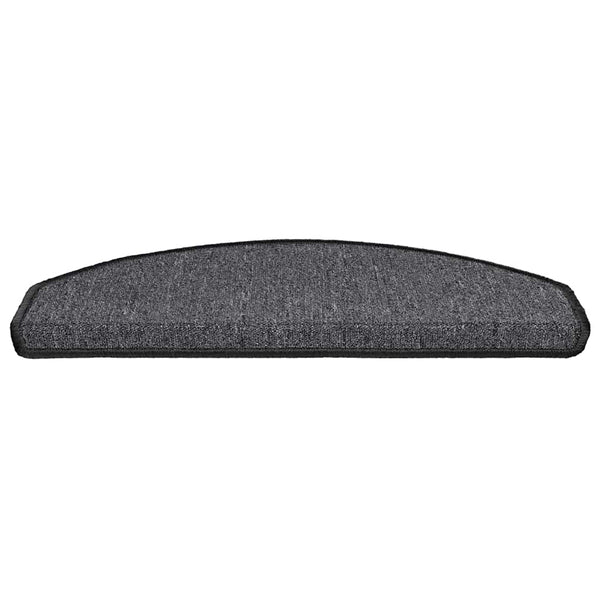 Treppenmatten Halbrund Anthrazit 65x24 cm 30er Set