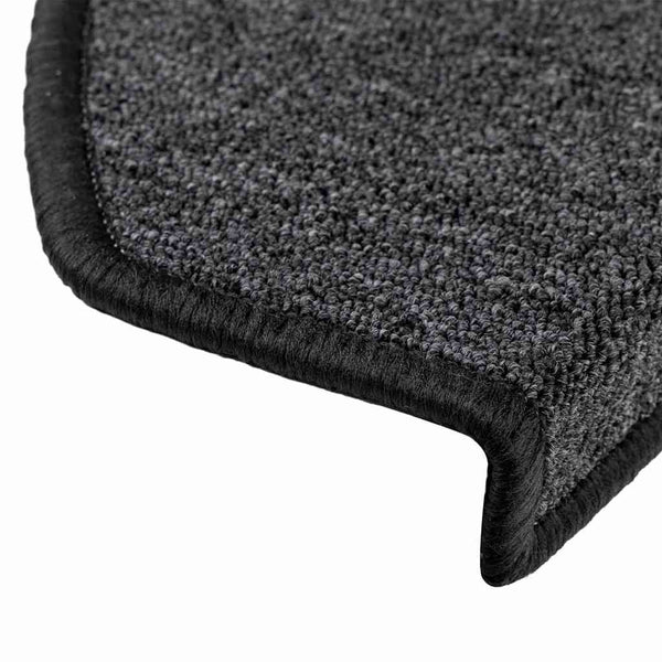 Treppenmatten Halbrund Anthrazit 65x24 cm 30er Set