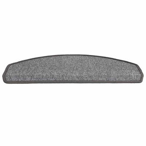 Stufenmatten Dunkelgrau Halbrund 65x24 cm, 30er Set