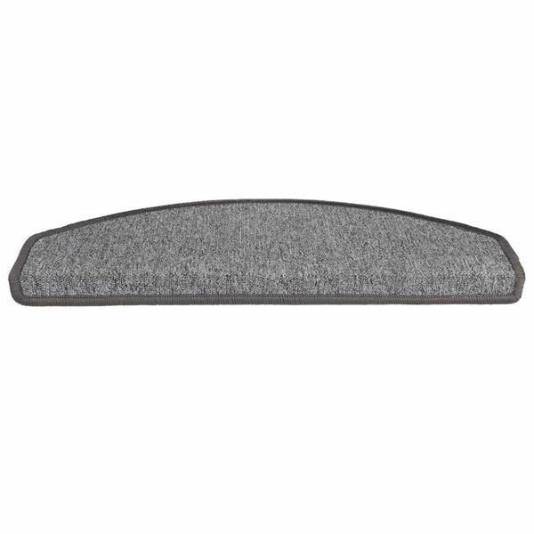 Stufenmatten Dunkelgrau Halbrund 65x24 cm, 30er Set