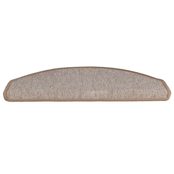 Hellbraune Stufenmatten Halbrund 65x24cm 30er Set