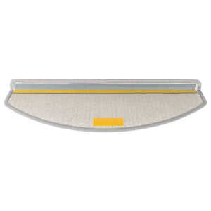 Hellgraue Stufenmatten Halbrund 65x24 cm, 30er Set