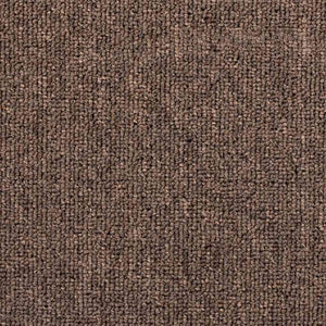 Kaffeebraune Stufenmatten Halbrund 65x24 cm, 30er Set