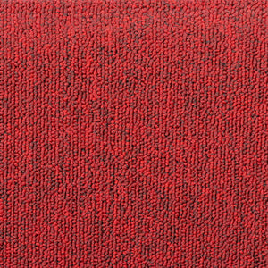Rote Treppenmatten Halbrund 65x24 cm, 30er Set