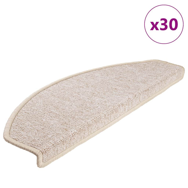 Stufenmatten Halbrund Taupe 65x24 cm, 30er Set