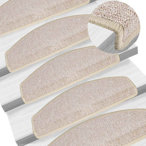 Stufenmatten Halbrund Taupe 65x24 cm, 30er Set