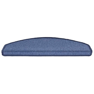 Blaue Stufenmatten Halbrund 65x24 cm, 30er Set