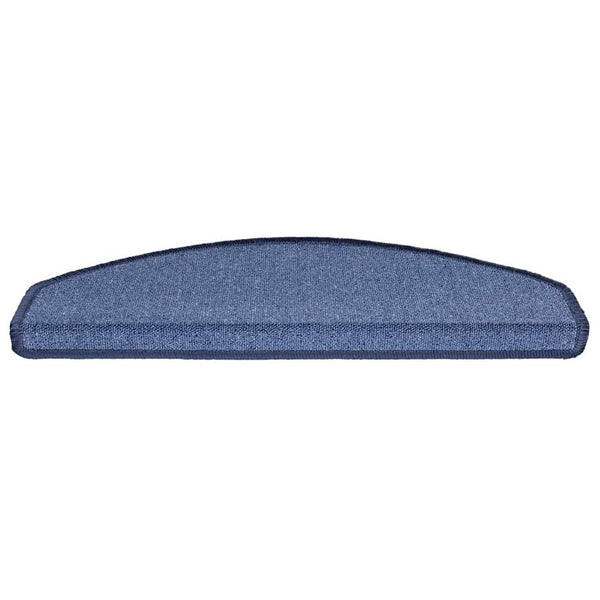 Blaue Stufenmatten Halbrund 65x24 cm, 30er Set