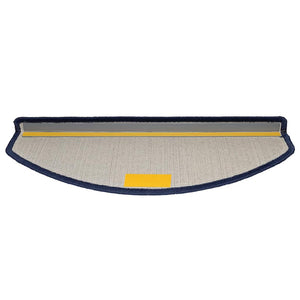 Blaue Stufenmatten Halbrund 65x24 cm, 30er Set