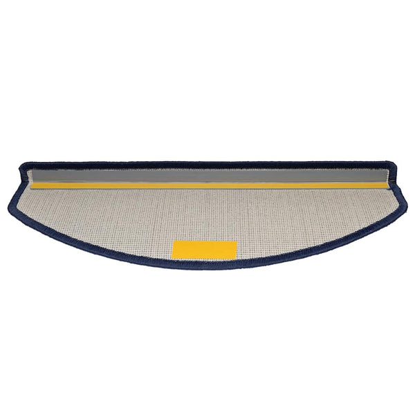 Blaue Stufenmatten Halbrund 65x24 cm, 30er Set