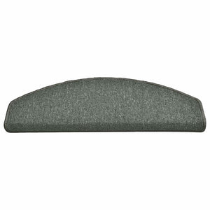 Dunkelgrüne Stufenmatten Halbrund 65x24cm 30er Set