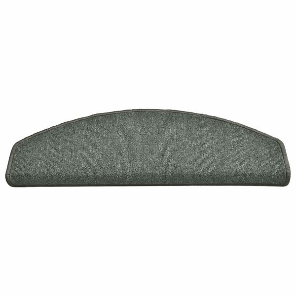 Dunkelgrüne Stufenmatten Halbrund 65x24cm 30er Set