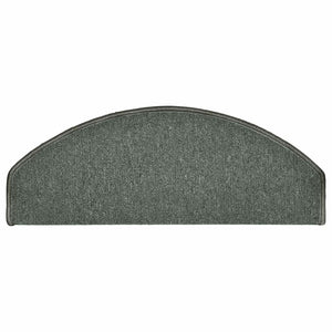 Dunkelgrüne Stufenmatten Halbrund 65x24cm 30er Set