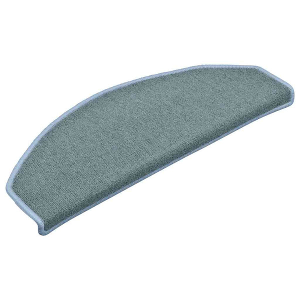 Stufenmatten Seeblau Halbrund 65x24cm, 30er Set