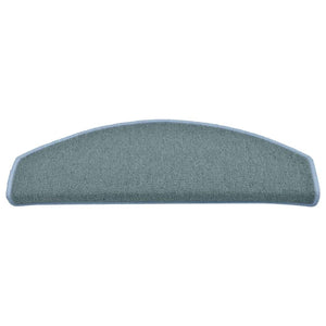 Stufenmatten Seeblau Halbrund 65x24cm, 30er Set