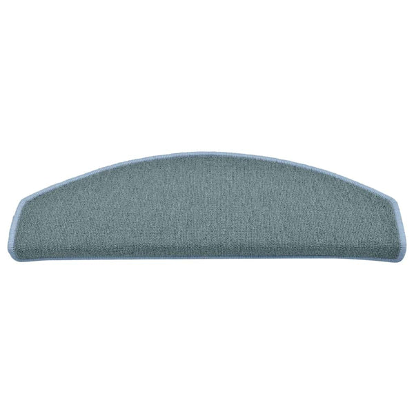 Stufenmatten Seeblau Halbrund 65x24cm, 30er Set