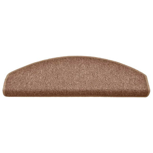 Stufenmatten Braun Halbrund 65x24 cm, 30er Set