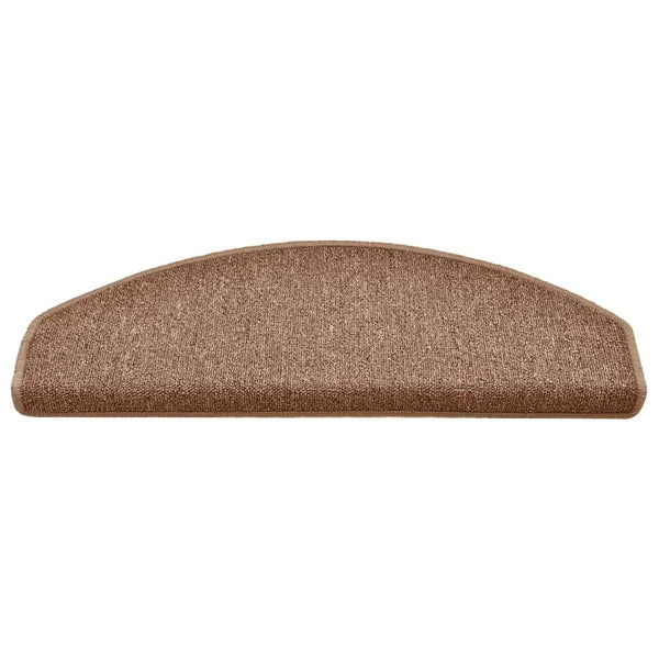 Stufenmatten Braun Halbrund 65x24 cm, 30er Set