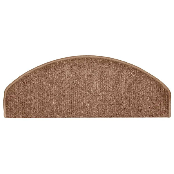 Stufenmatten Braun Halbrund 65x24 cm, 30er Set