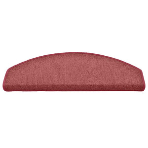 Bordeaux Stufenmatten Halbrund 65x24 cm, 30er Set