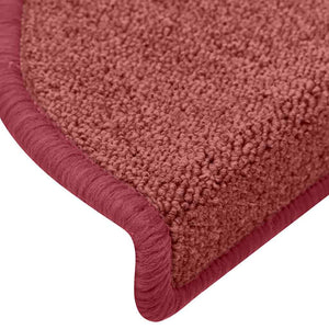 Bordeaux Stufenmatten Halbrund 65x24 cm, 30er Set