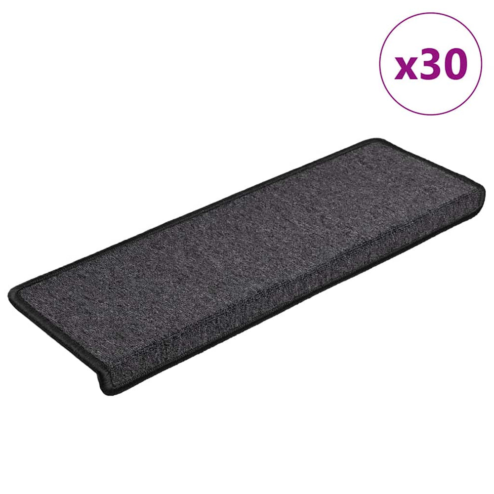 Anthrazit Stufenmatten 65x21 cm, 30er Set